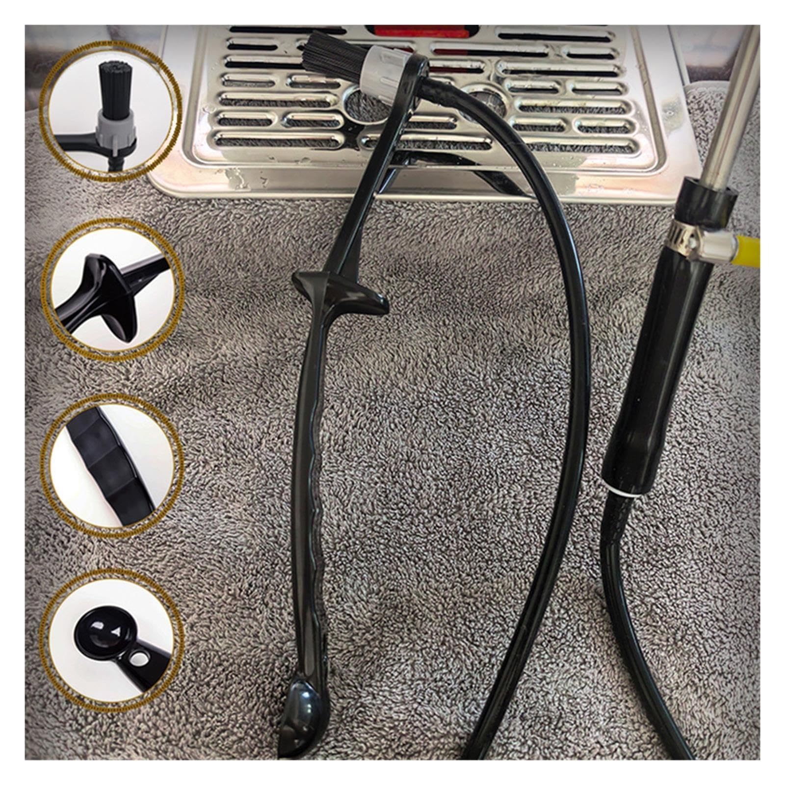 Spazzola pulizia vapore, compatibile con Delonghi, 51 54 58mm