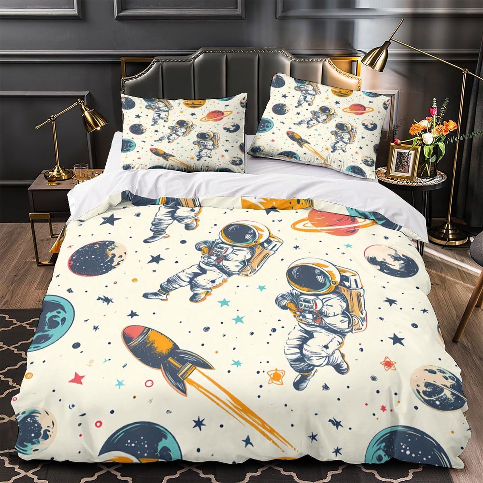 Housse de couette loups arctiques pour des nuits cocooning et chaleureuses en famille