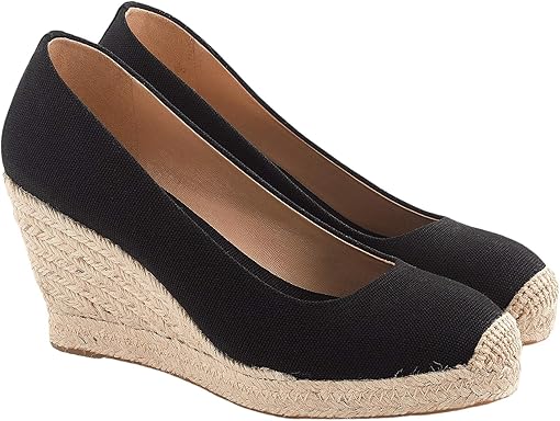 espadrille wedge pump