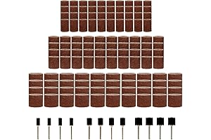 Sanding Kit for Rotary Tools: 132PCS Versatile Accessory Set for Craftsmen