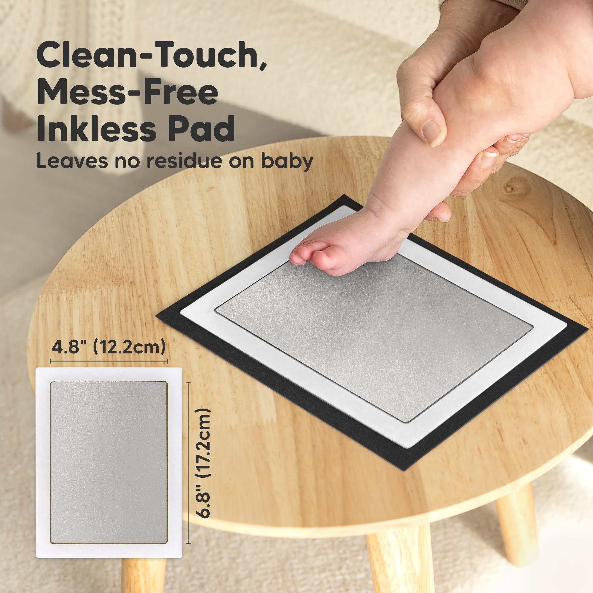 Snapklik.com : 1-Pack Inkless Baby Hand And Footprint Kit - Mess Free ...