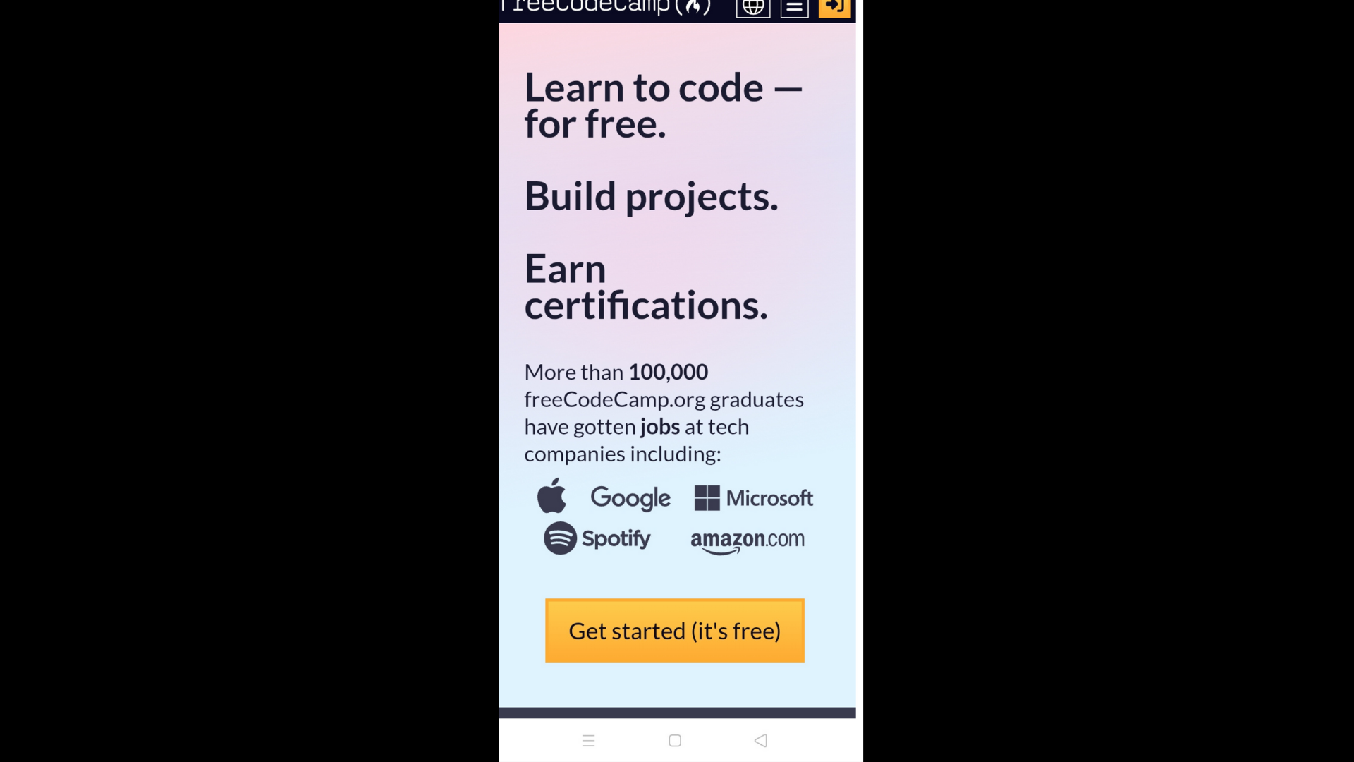 Free Code Camp - App on Amazon Appstore