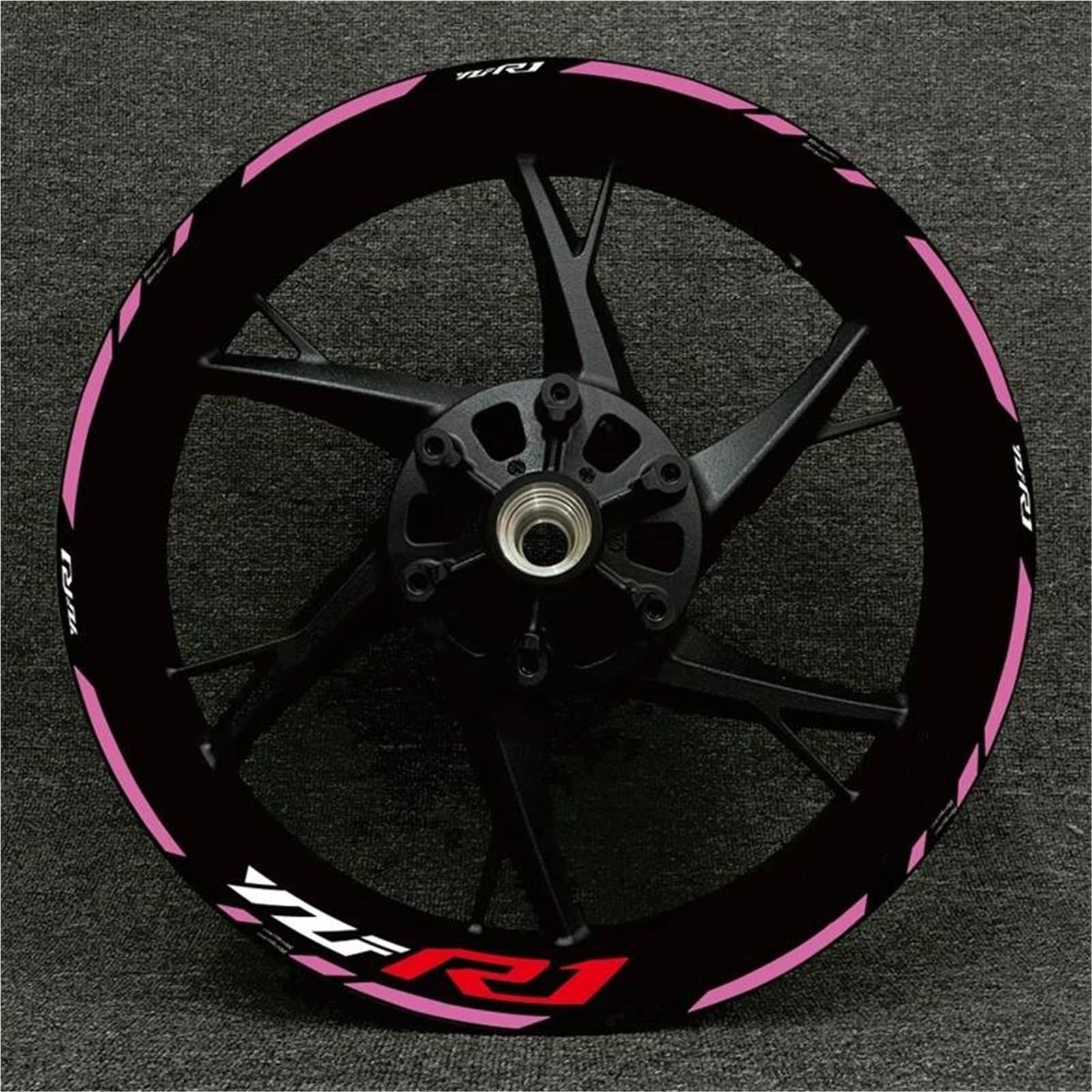 Wheel Stickers Motorcycle Wheel Stickers Rim Reflective Decal for YZFR1 YZF-R1 YZF R1 Stripe Decals Hub Sticker Rim Reflective Decal