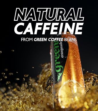 Green Orangeade - Low Calorie Soft Drinks - Sparkling Orange Flavour with 20% Natural Juice - No Added Sugar, Sweetened with Stevia, No Aspartame - Alternative Fizzy Drink - Pack of 4 Cans x 330ml