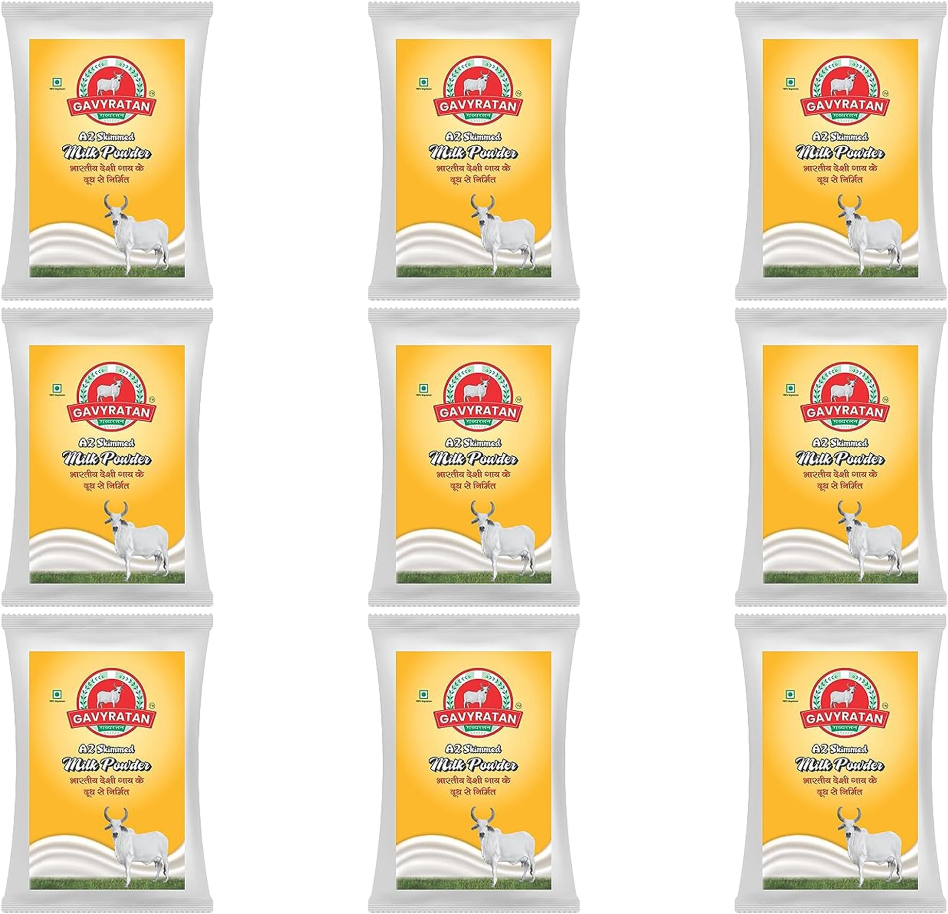 - Pure & Premium Skimmed Milk Powder with Extra Protein 500Gm | Perfect for Making Tea & Coffee (Pack of 9)