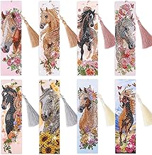 Christmas Diamond Paintings for Kids from 6 7 8 9 10 11 12 Years Old Christmas Diamond Paintings Bookmark DIY Bookmark DIY Bookmark DIY Advent Calendar Fillers for Girls (Horse)