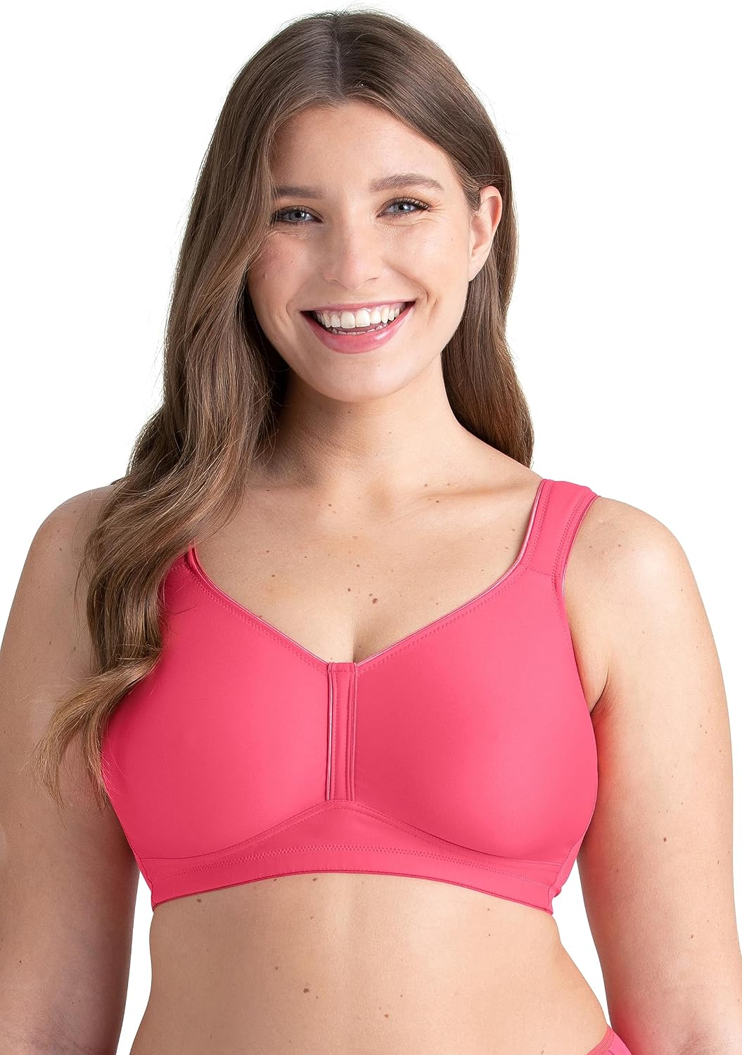 Miss Mary of Sweden Feel Fresh Non-Wired T-Shirt Bra – Unpadded Moulded Full Cups, Breathable & Moisture-Wicking