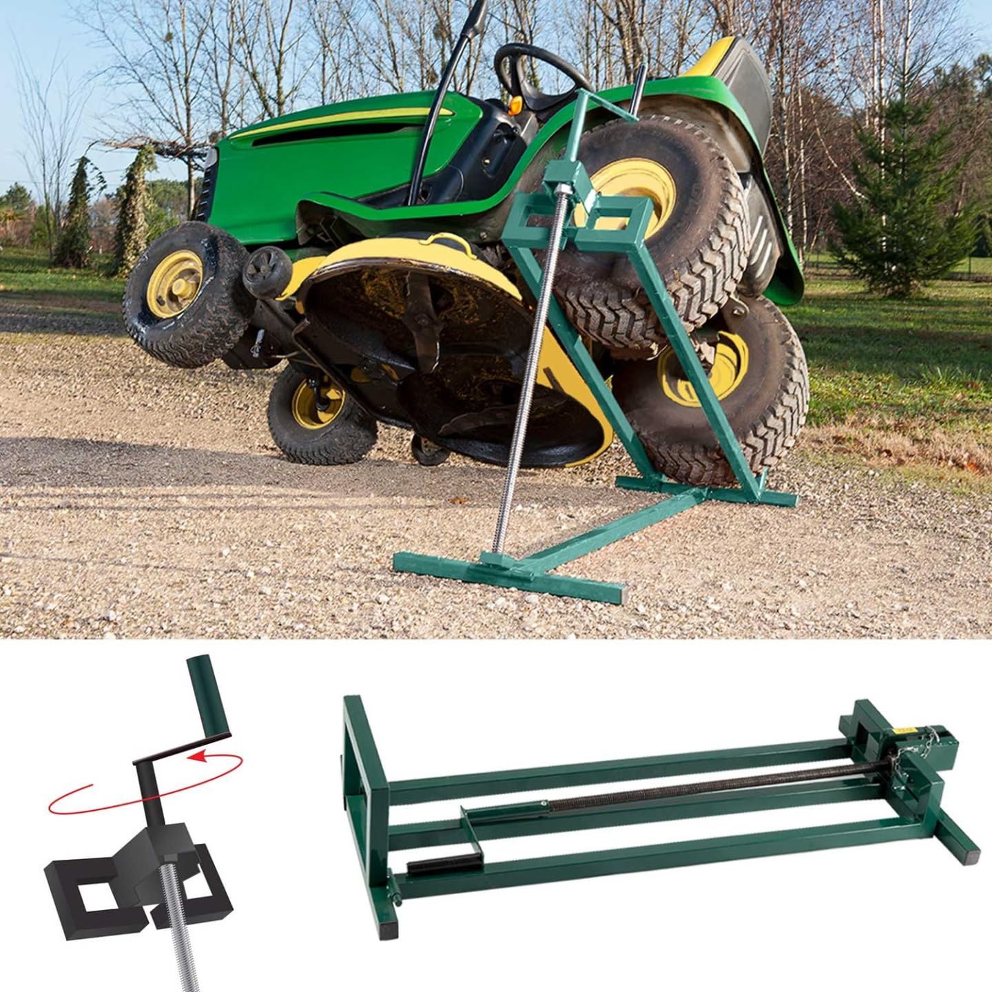 Probache - CRIC Leve Tracteur Tondeuse 400 kg
