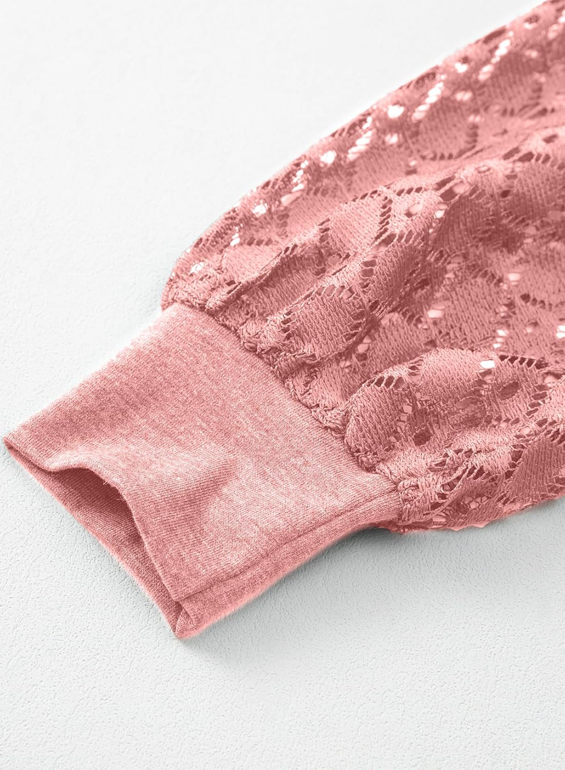 blibean Teen Girls Semi Formal Bloues Kids Lace Long Sleeve Shirts Size 6-15 Years - Image 9