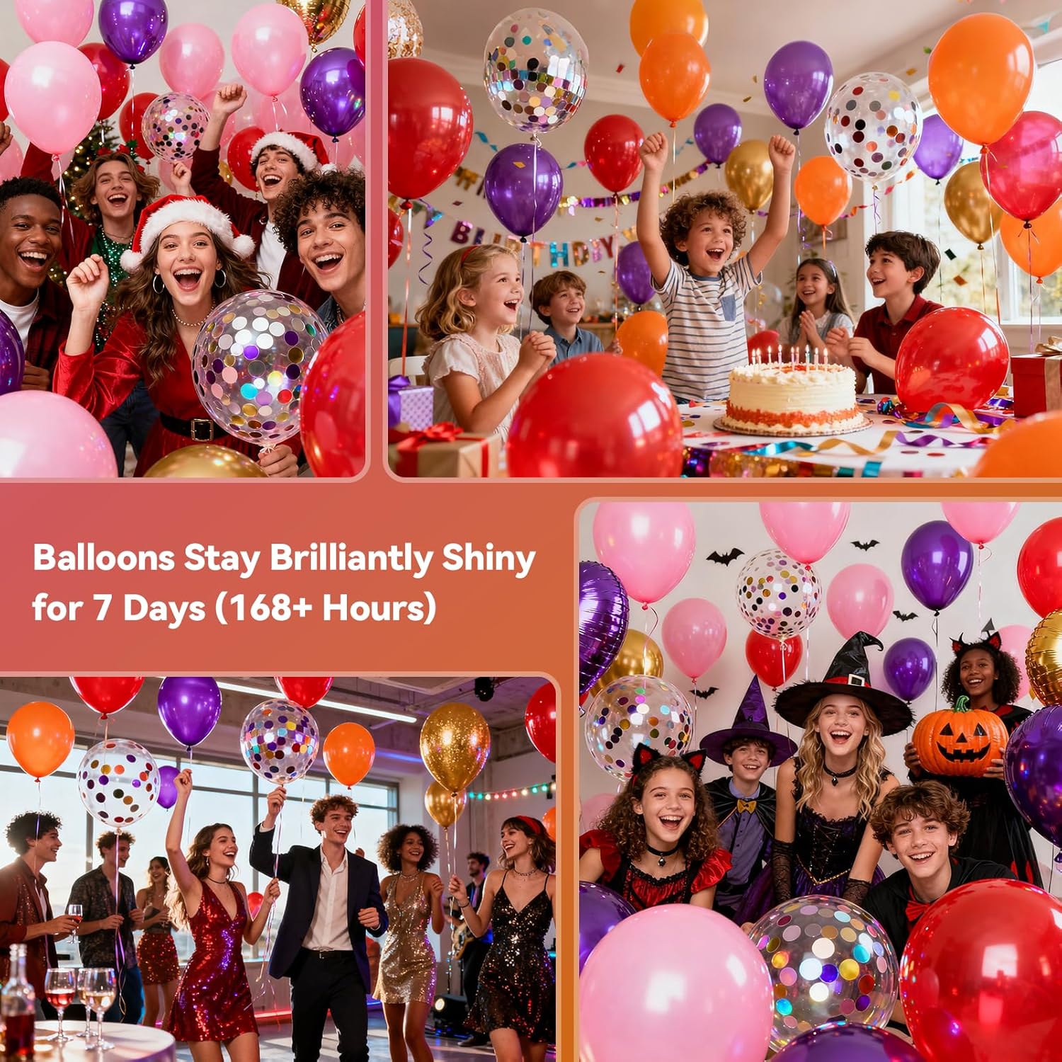 Balloon Shine Spray, 15 fl.oz Long Lasting Instant High Shine Balloon Spray for Latex Balloons, Fragrance-free, Waterproof, No-Wipe Design for Birthday Anniversary Baby Shower Party Decoration - Image 7