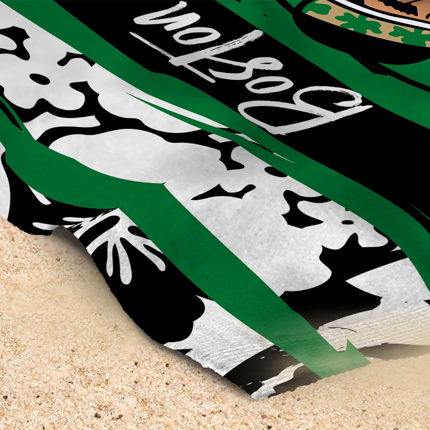 Northwest NBA Boston Celtics Beach Towel, 35" x 60", Pocket - Image 5