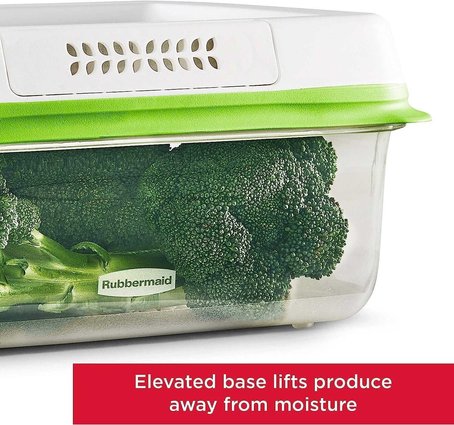 Rubbermaid FreshWorks Lot de 3 boîtes de conservation avec couvercles