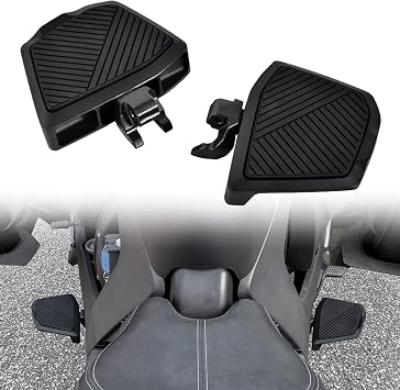 Wider Larger Brake Pedal for Ryker, Extended Brake Foot Rest Peg Pedal Driver Board Footboards for Can-Am Ryker 600 900 Sport & Ryker Rally Edition All Models Accessories 2PCS