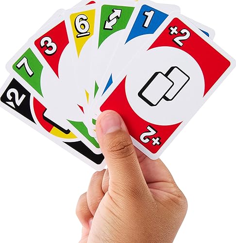Miniatura 6 de Mattel Games DOS Juego de cartas de segunda edición para niños y familias, baraja accesible para daltónicos para grupos y fiestas