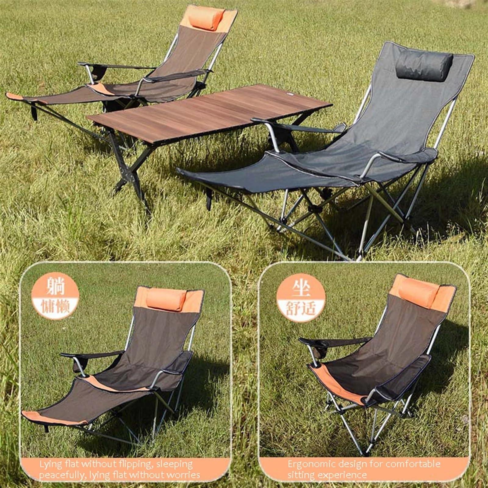 Silla De Pesca Schienale For Sedia Da Campeggio Pieghevole For Esterni Con Poggiapiedi Sedia Da Pisolino For Letto Portatile For Poltrona Da Spiaggia Pieghevole Da Pesca Da Campeggio Para Pesca Campi