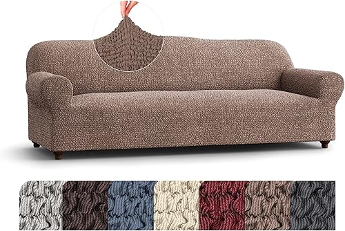 Miniatura 16 de PAULATO BY GA.I.CO. Funda desmontable para sofá - Funda elástica para sillón - Elegante funda para sofá con cojines - Funda desmontable de tela de