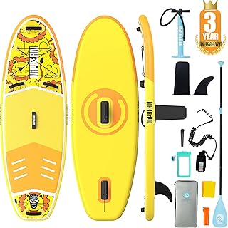 Niphean Stand up Paddling Board mit Sitz, (Ultraleichtes) SUP Board für Frauen, Standup Paddle Board mit +30% Balance StabilTrac-Finne, Anti-Rutsch Inflatable Paddle Board für Yoga&Haustierfreundlich