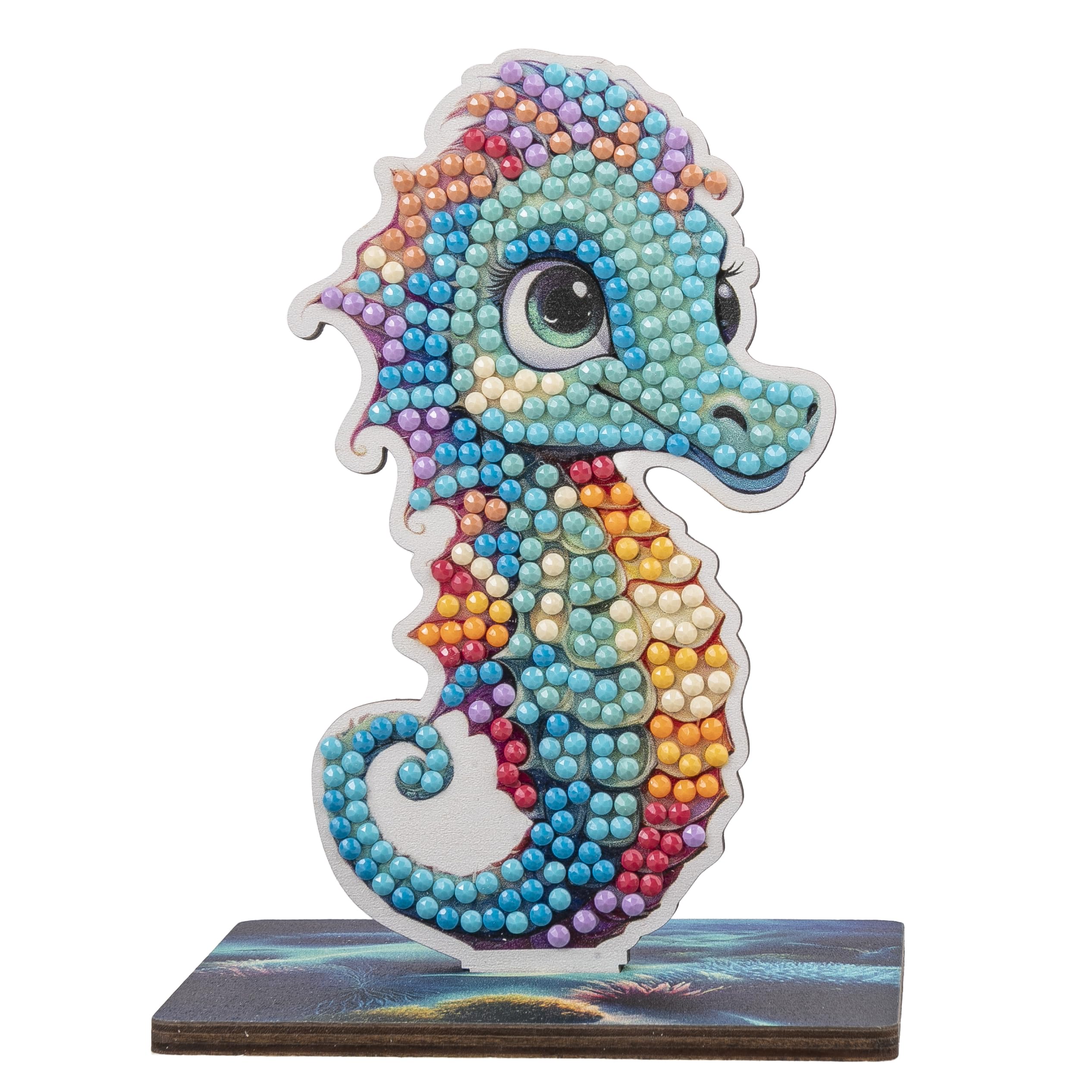 CRYSTAL ART Seahorse Wildlife Buddies Kit Craft Buddy