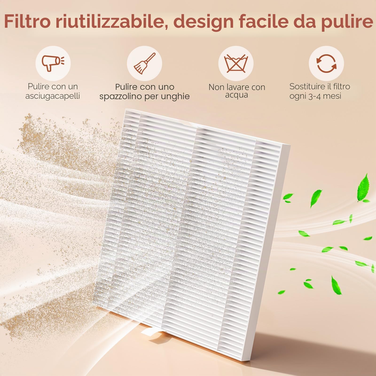 Delanie Aspirapolvere per Unghie Professionale Ricaricabile con Filtro Riutilizzabile, Aspirapolvere per Unghie Elettrico Senza Fili per Smalto Acrilico, a Bassa Rumorosità, Uso In Casa e In Soggiorno