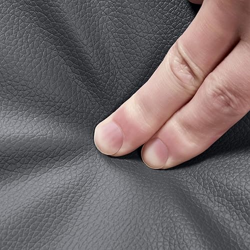 Miniatura 27 de Topeakmart Silla de club de piel sintética, moderna silla decorativa y acogedor sillón de barril con patas resistentes para sala de estar, Negro