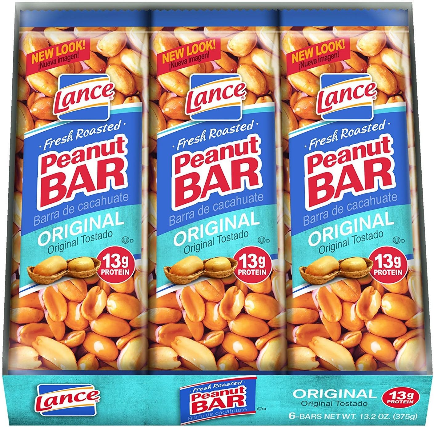 Lance: Peanut Bar, 6 Bars 13.2 Oz (Pack of 3)