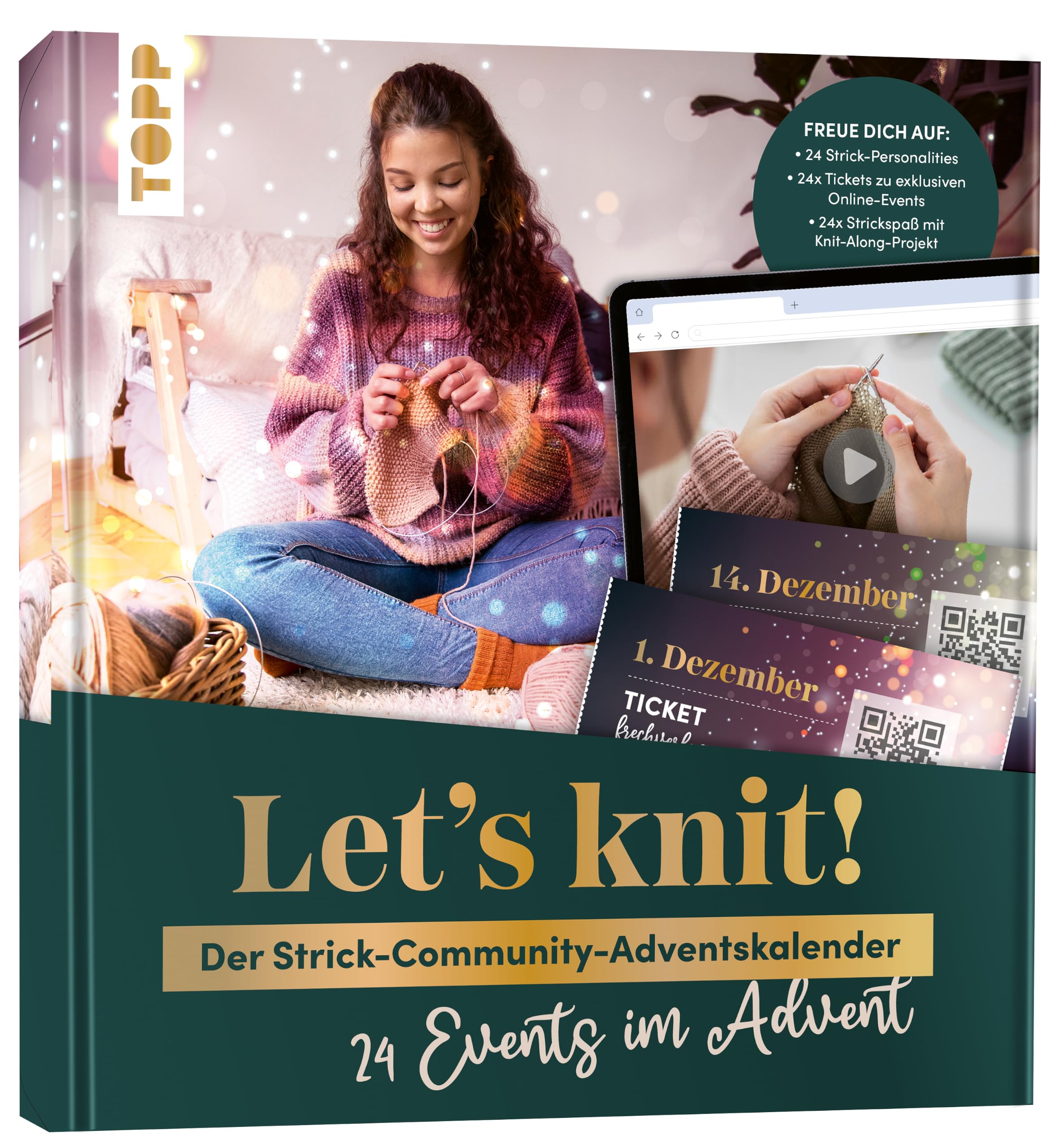 Let's knit! 24 Events im Advent: Der Strick-Community-Adventskalender