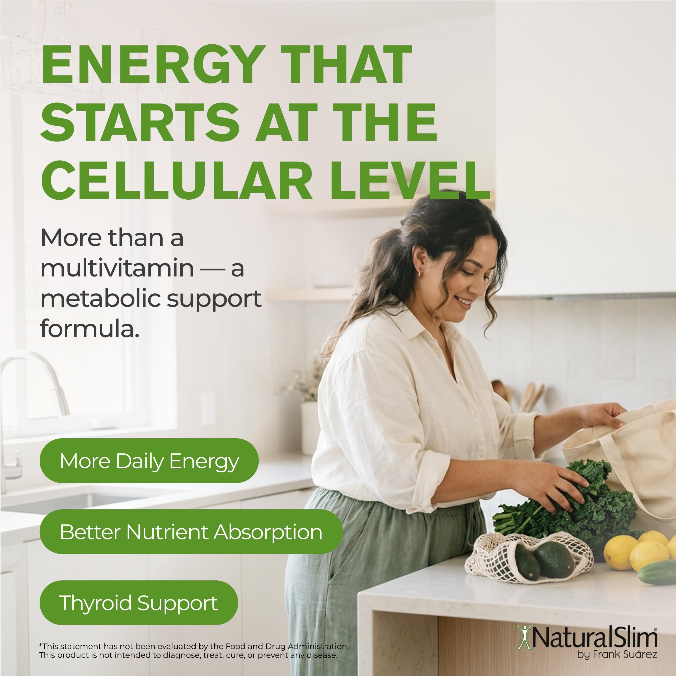 NaturalSlim Metabolic Vitamins, Multivitamin with Digestive Enzymes, 3 Pack — Amazon image 2