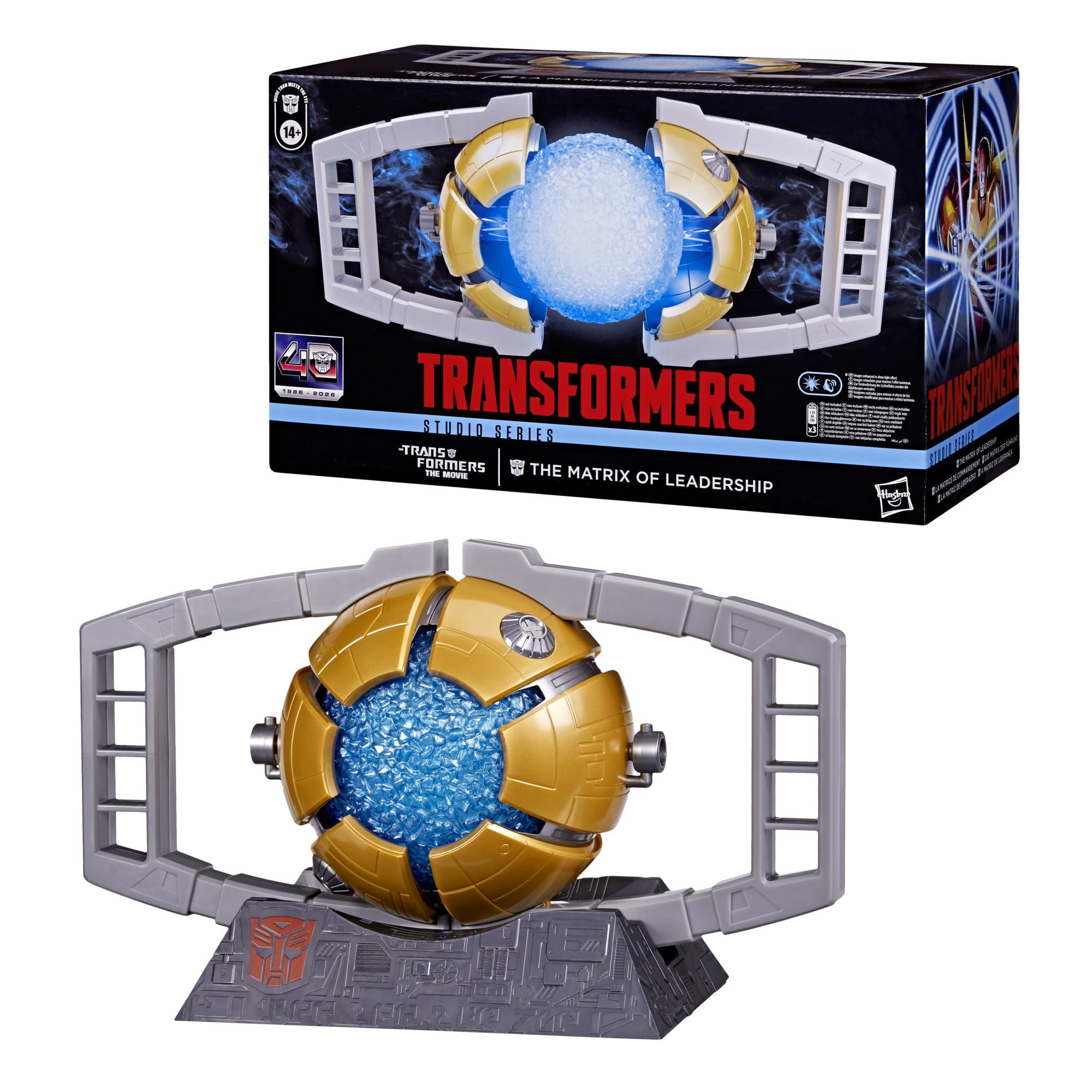 Transformers Studio Series The Matrix of Leadership Interactive da collezione dal film, luci e suoni, età 14+