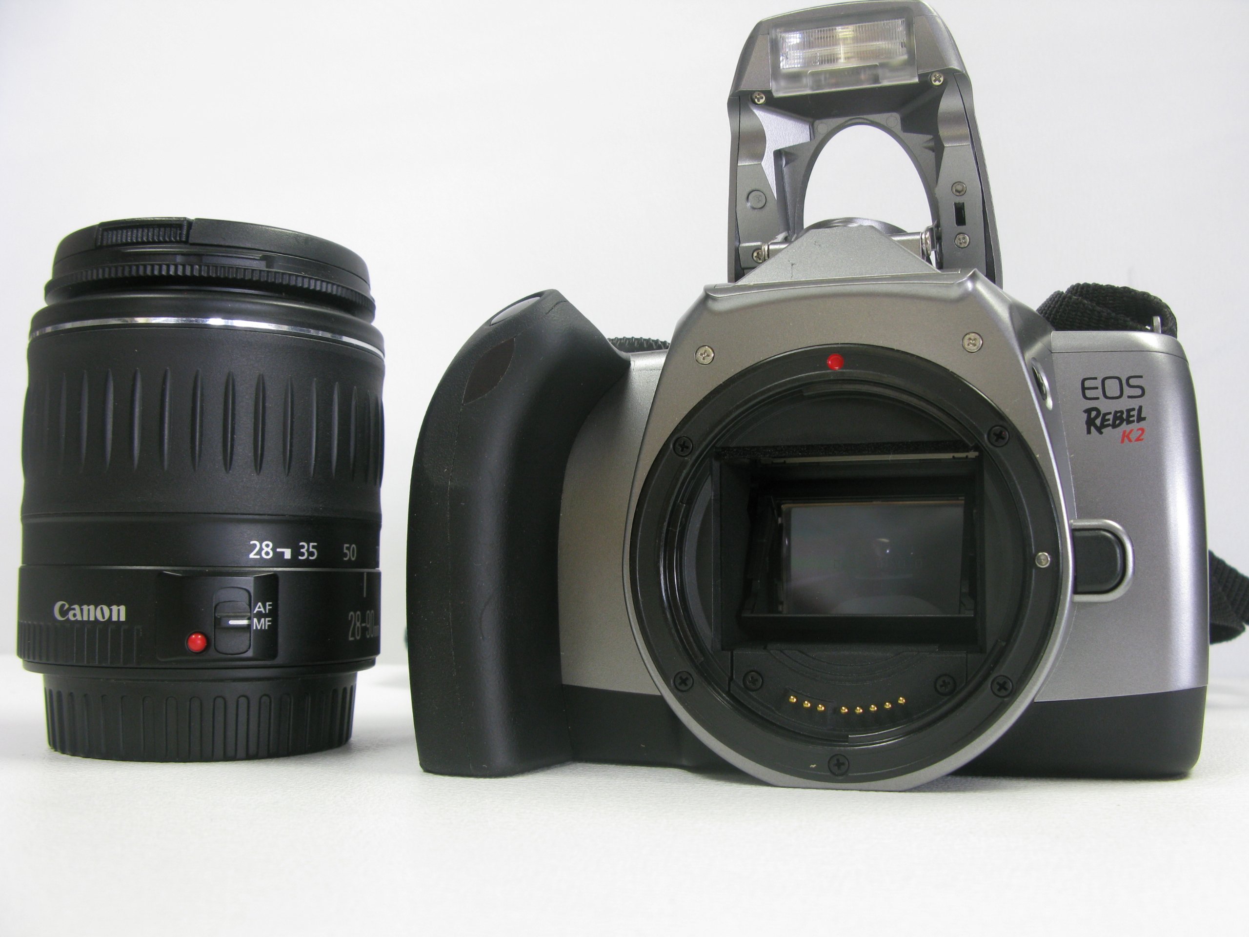 Canon EOS フィルム一眼レフカメラ 28-90mmレンズ Amazon.com : Canon EOS Rebel K2 SLR 35mm Film Camera with EF 28