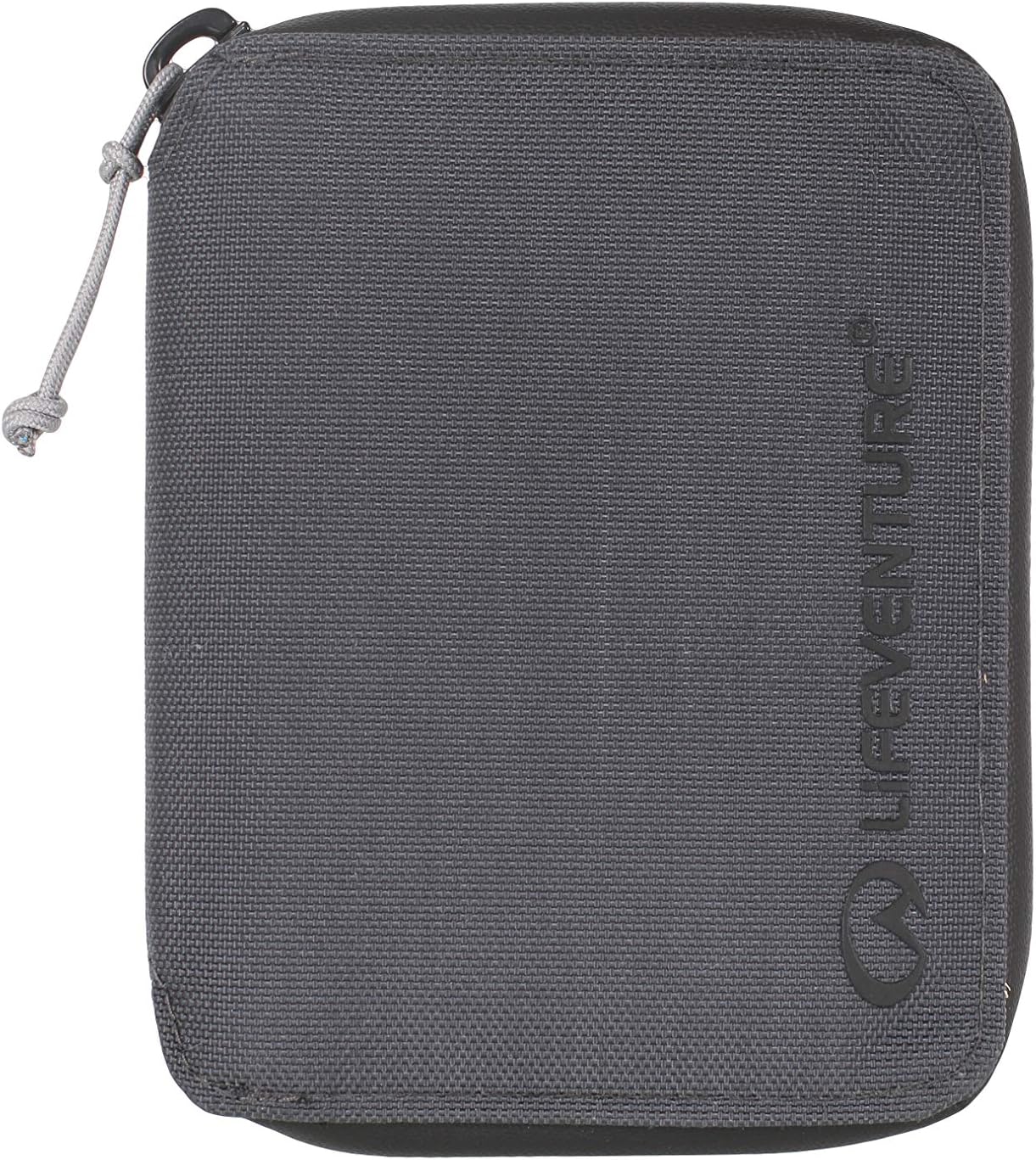 Lifeventure Men's RFID Protected Bi-Fold Wallet, Made from eco-Friendly Recycled Material, Grey, One Size