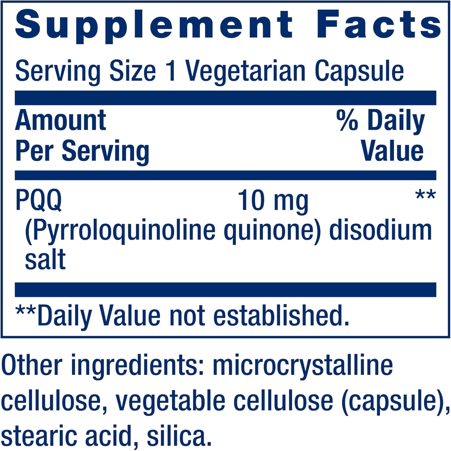 Life Extension PQQ Caps – Pyrroloquinoline Quinone, 10 mg – Promotes The Growth of New Mitochondria, ATP, Energy Support – Gluten-Free, Non-GMO, Vegetarian – 60 Capsules - Image 3