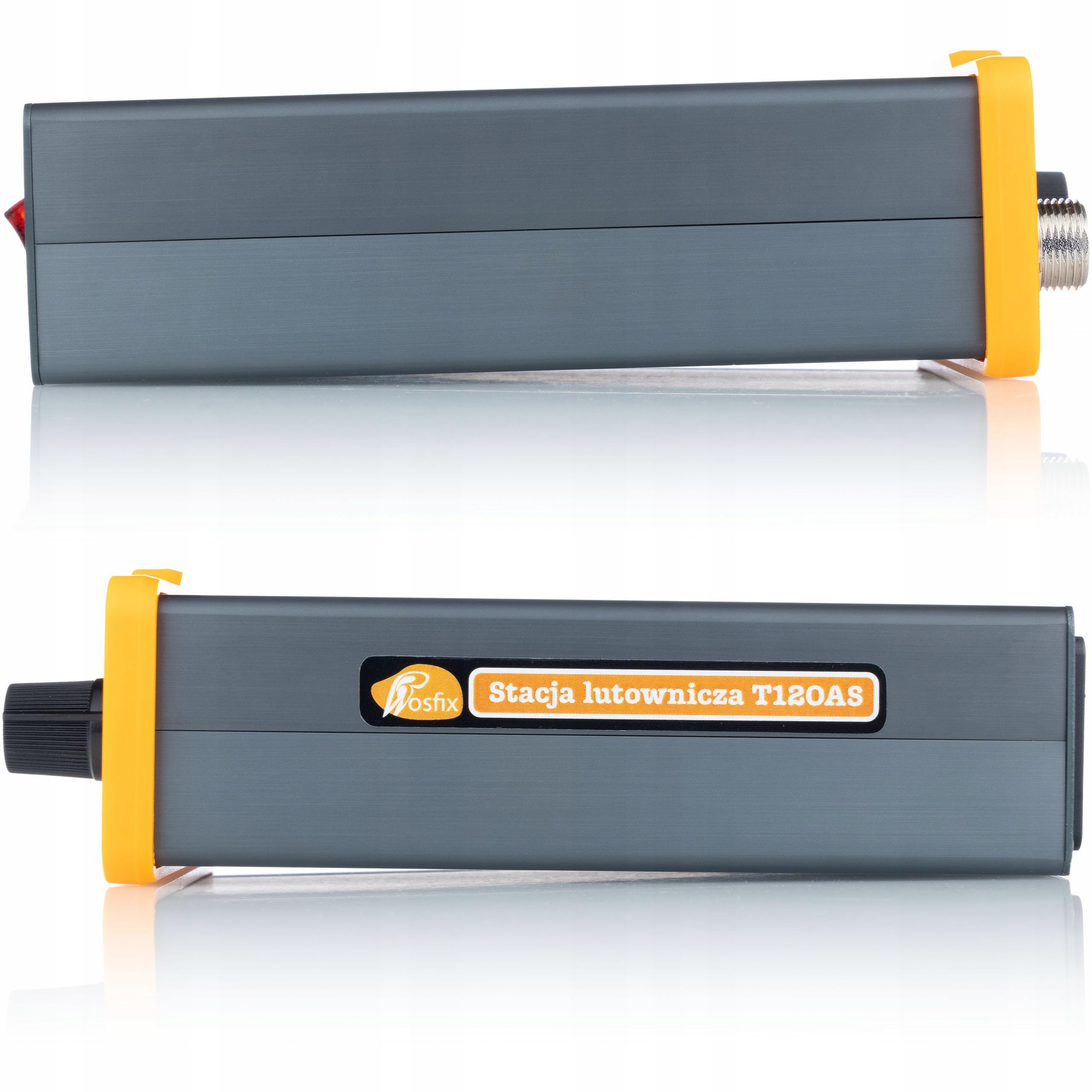Estación de soldadura T12 Orange Akbash Standard – Soldador con pantalla LCD de 75 W, modo de suspensión, temperatura 200 – 450 °C, calentamiento rápido, juego de 14 piezas con organizador para