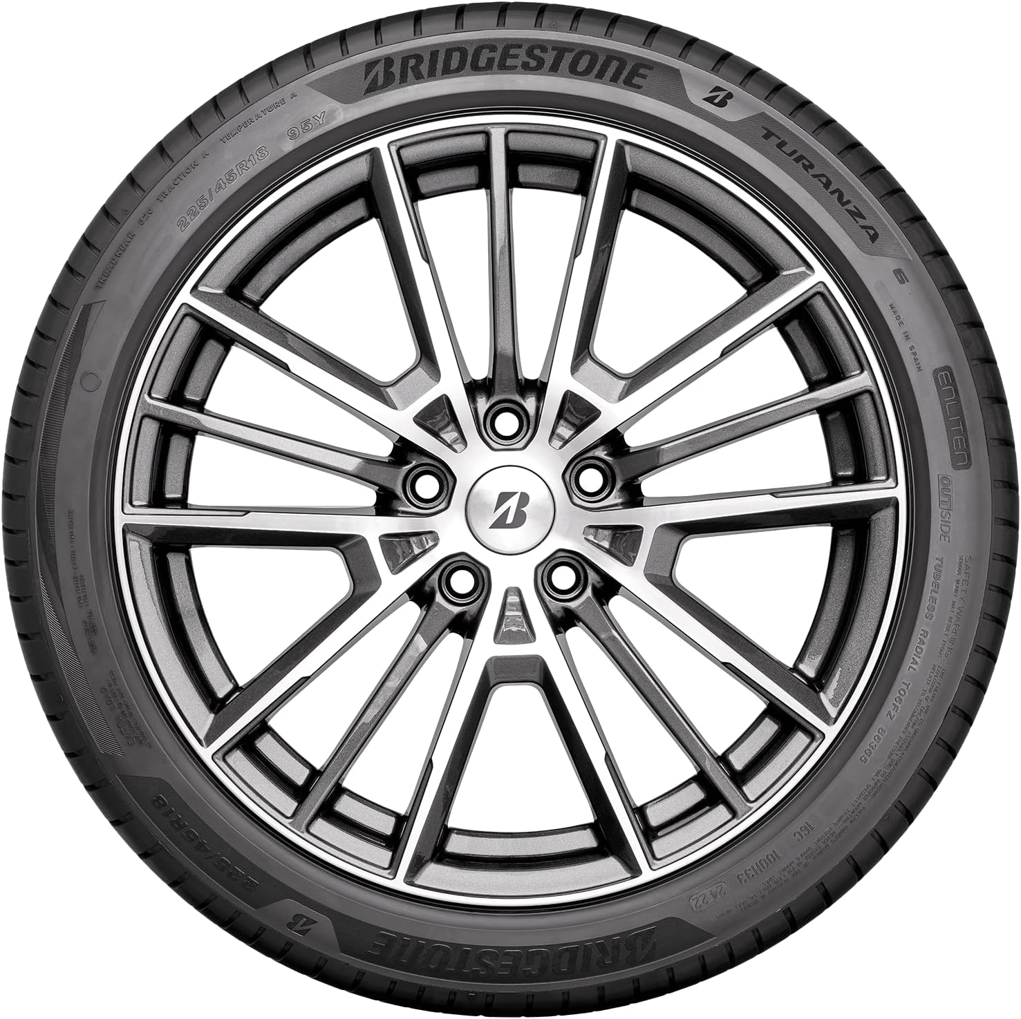 Bridgestone Turanza 6 Enlites – 225/50 R19 96V – A/A/67 – Summer Tyres (Car & SUV) – Bild 2
