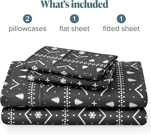 Miniatura 108 de Bare Home Juego de sábanas de tamaño individual XL, tamaño de dormitorio universitario, sábanas de microfibra ultrasuave de 1800 hilos, bolsillos 22