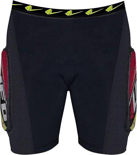 Miniatura 14 de UFO Plast Made in Italy - Pantalones cortos acolchados de plástico para snowboard, esquí, patinaje Blanco con rojo Modelo: Sk09125
