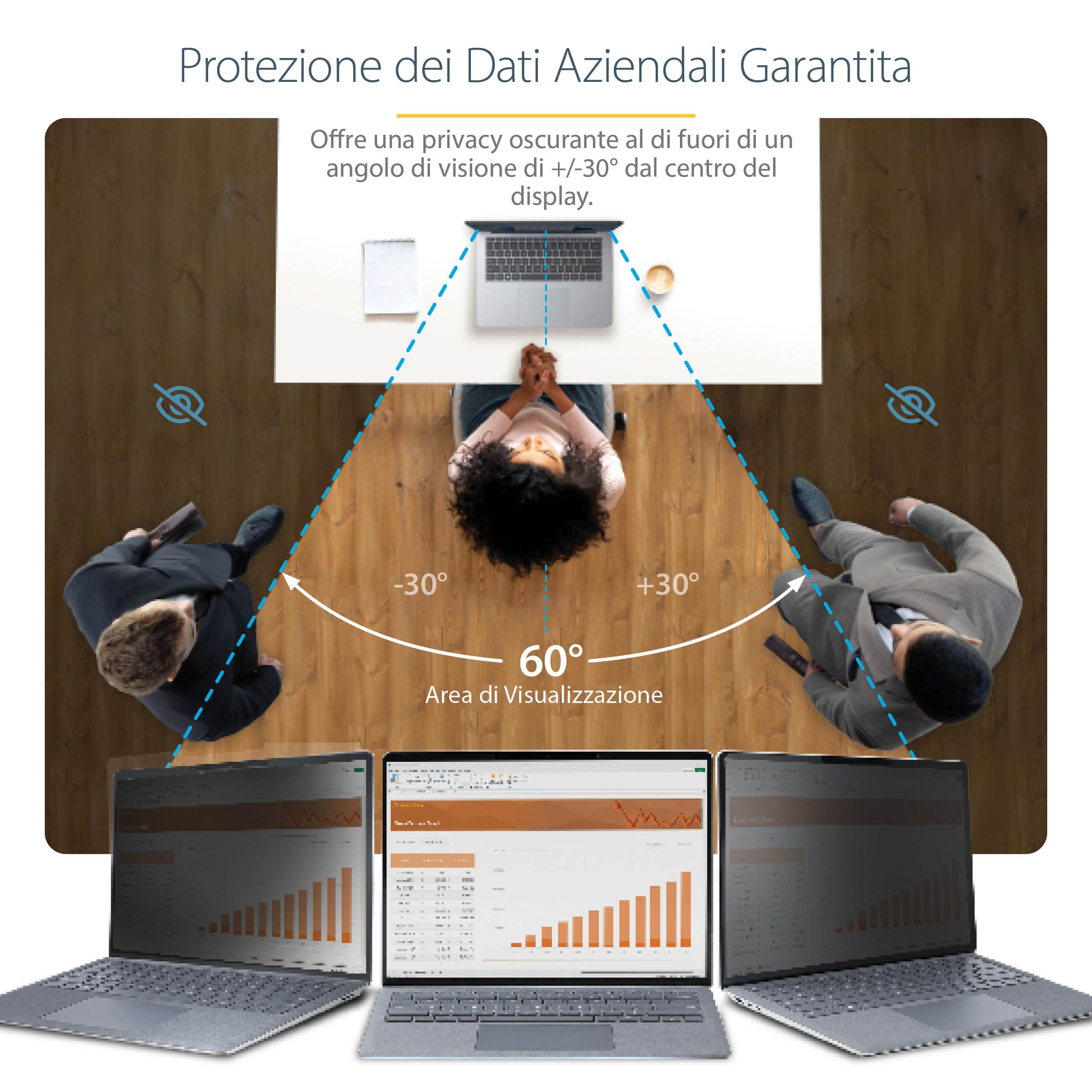 StarTech Filtro Privacy per Surface Laptop/Book 13,5", Opaco, Antiriflesso | Pellicola Protettiva per Microsoft Surface Laptop e Book