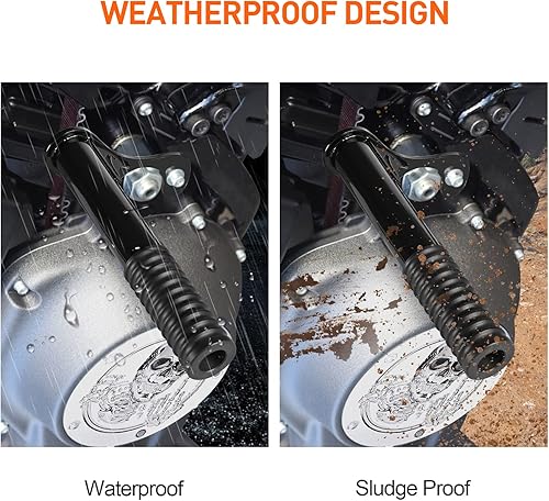 Miniatura 7 de Estriberas para pie de pasajero de motocicleta, deslizador de marco de barra de choque, barras de choque para pasajero trasero, deslizadores de