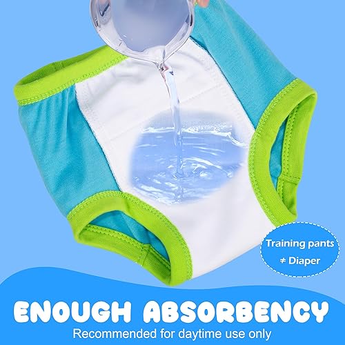 Miniatura 2 de BIG ELEPHANT Potty Training Underwear, Soft Cotton Absorbent Training Pants for Baby Boys & Girls