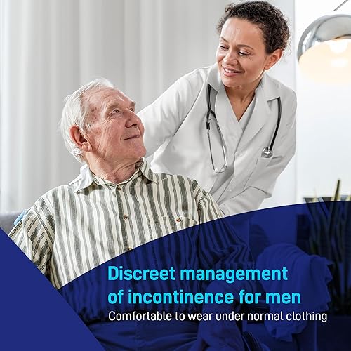 Miniatura 7 de Afex - Sistema de gestión de la incontinencia masculina, ropa interior para incontinencia con diseño de receptáculo bajo para sentarse a largo