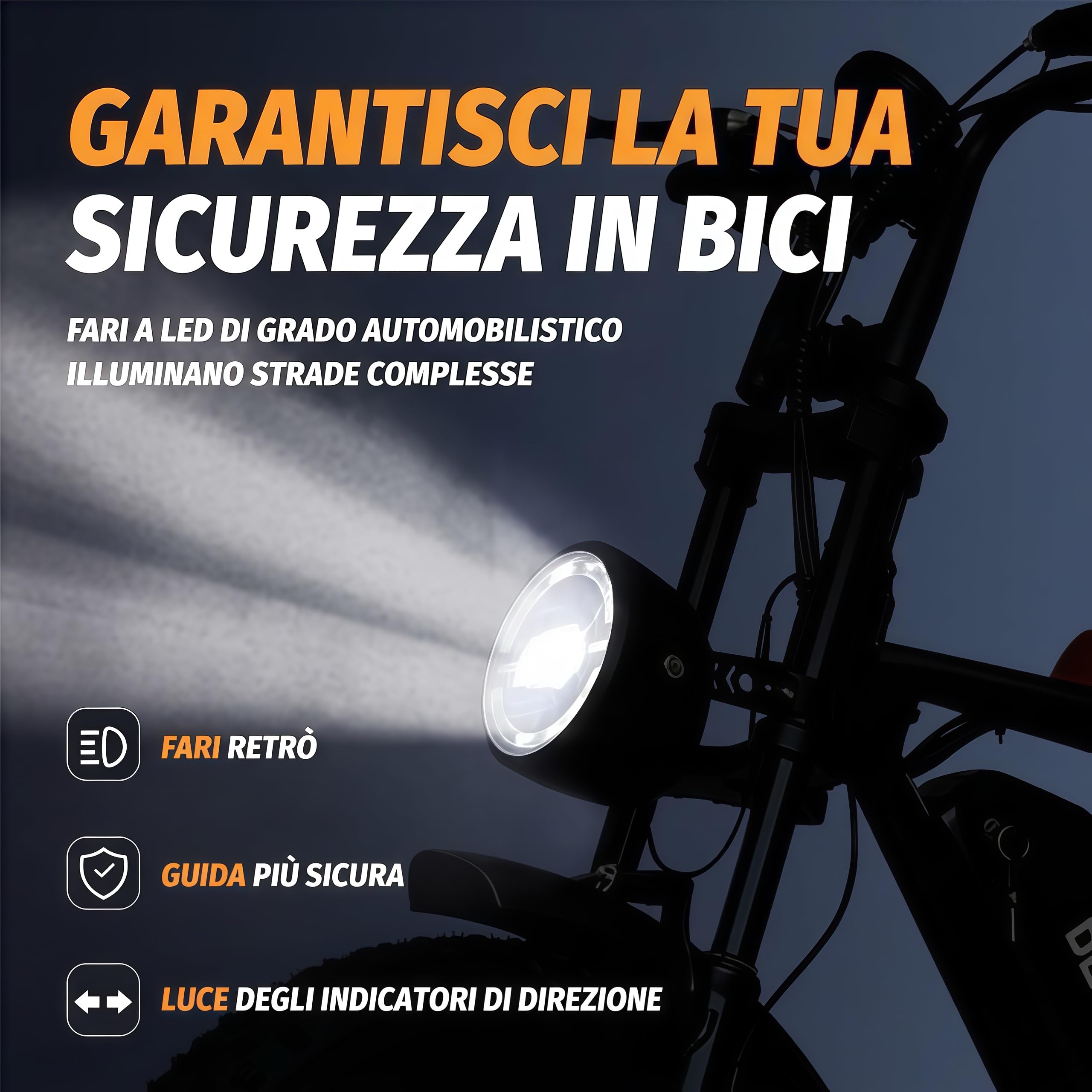 DEEPOWER V8 Vélo électrique pour adultes, batterie amovible 48 V 20 Ah, autonomie 110 km, pneus Fat 20 × 4,0, 7 vitesses, freins à disque mécaniques, suspensions complètes tout terrain