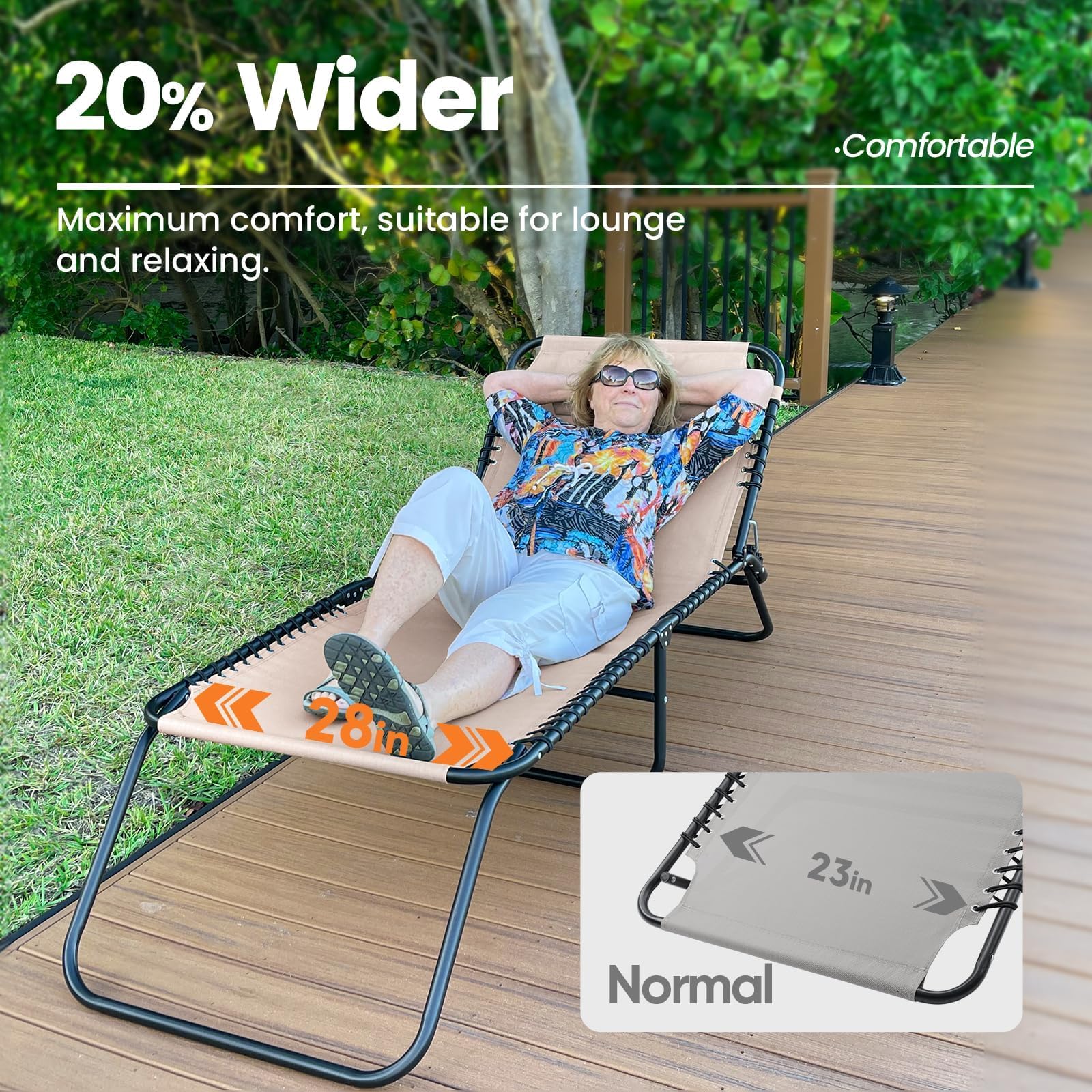 Oversized Folding Chaise Lawn Chair Oversize Folding Chaise Lounge