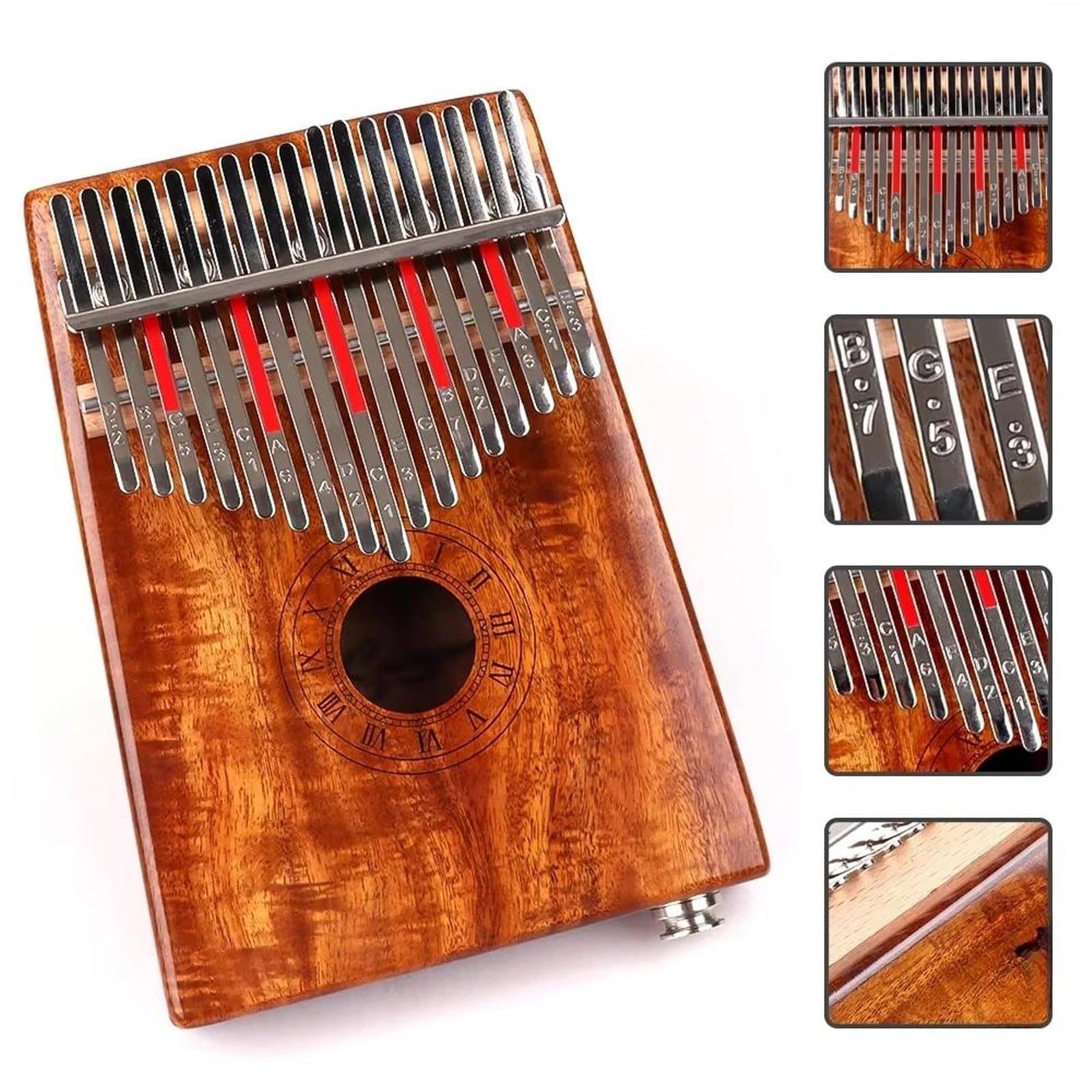 Kalimba portátil Pastilla Eléctrica Kalimba | La kalimba tiene un tamaño muy compacto.