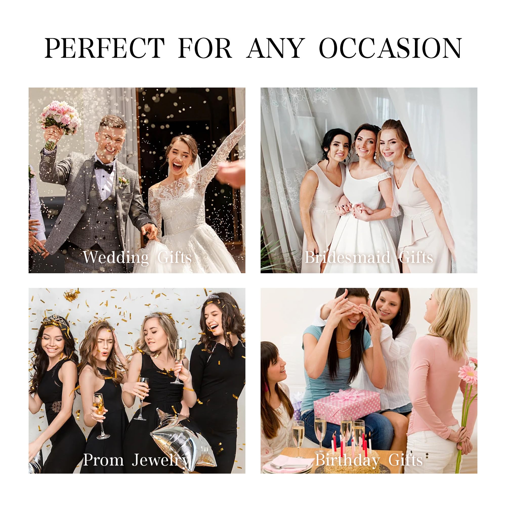 Pearl Necklaces for Women, 18K Gold/Silver Plated Layered Pearl Necklace Dainty Pearls Choker Necklace and Earring Set Wedding Prom Gold Jewelry for Women Christmas Teen Gifts Trendy Stuff