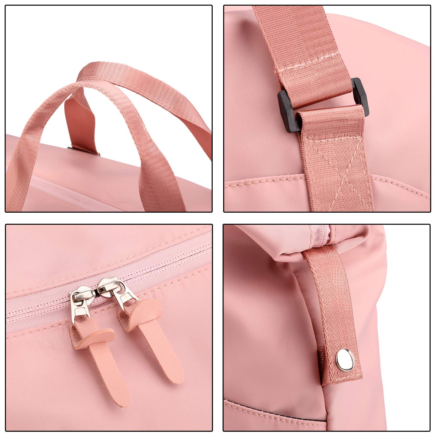 Sporttasche Damen Herren mit Nassfach, Freizeit Handtasche faltbar Gym Tasche Shopping-Bag Weekender Reisetasche