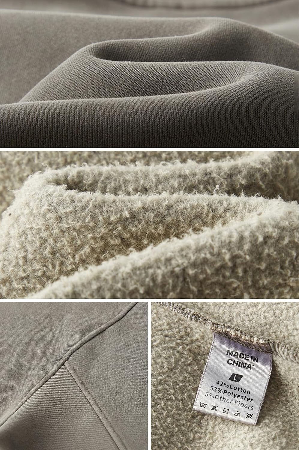 Hatant Sweatshirt for Women Acid Wash Athletic Hoodie Heritage Fleece V-neck Long Sleeve Hoodie Fleece Women Sweatshirt - Image 5