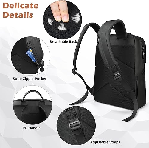 Miniatura 5 de hk-8201, Negro, Mochilas Tradicionales