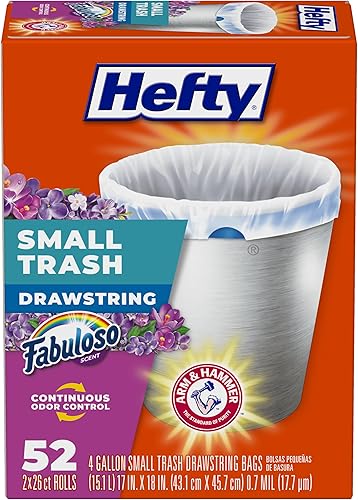 Vista 25 de Bolsas para Basura Pequeñas, Lazo con Solapa, Aroma Tropical Paradise, 4 Galones, 26 Unidades Paraíso tropical