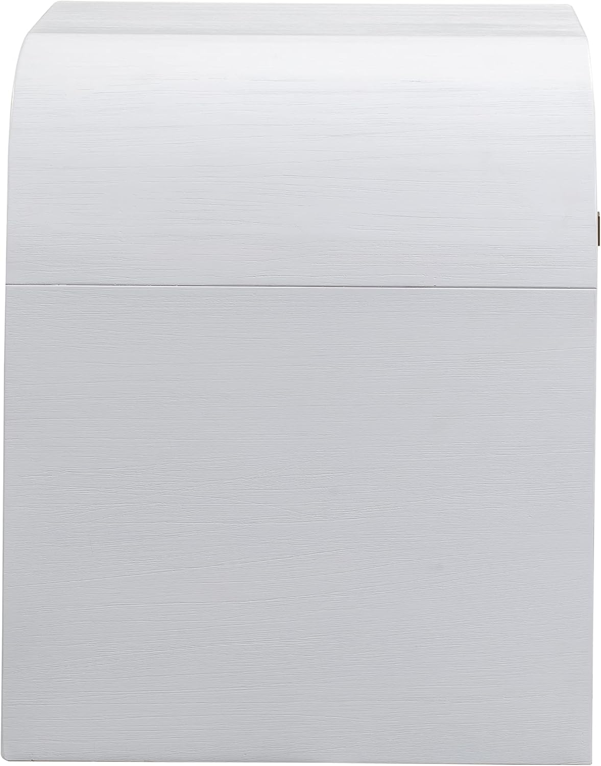White 1-Drawer Nightstand with Modern Design