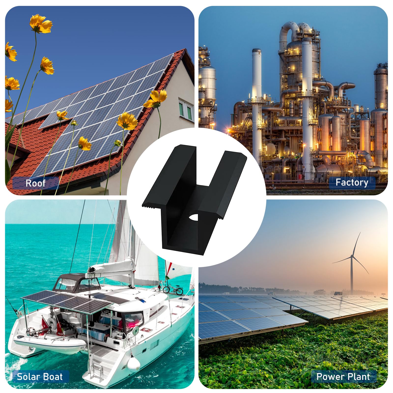 15x Aluminium Mittelklemme,Photovoltaik Randklemme Für Modulhöhe 25 bis 45 mm,Photovoltaik Montageschiene Zubehör,Solarmodule Halterung Klemmen,Solarmodul Klemme Für Solarpanel 15x Aluminium Mittelklemme,Photovoltaik Randklemme Für Modulhöhe 25 bis 45 mm,Photovoltaik Montageschiene Zubehör,Solarmodule Halterung Klemmen,Solarmodul Klemme Für Solarpanel