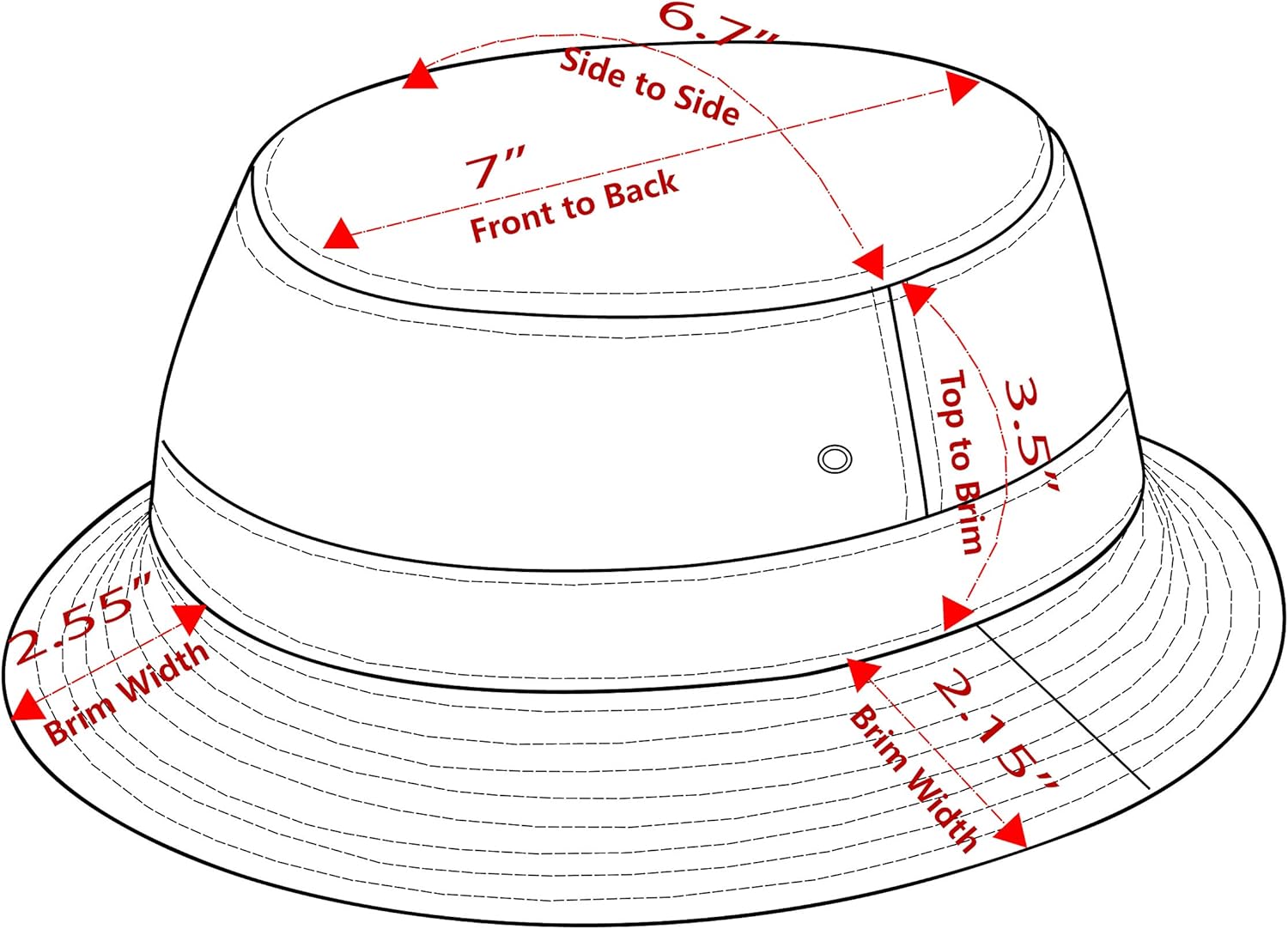 Ruth&Boaz Unisex Stone Washed 100% Cotton Bucket Hat Travel Hat - Image 5